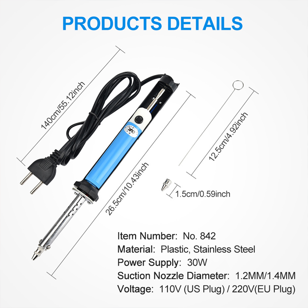 AC 110V/220V Electric Tin Suct - đánh giá và giá Desoldering Pump Electric Vacuum Station