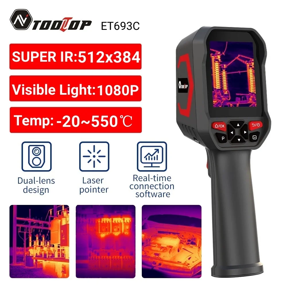 TOOLTOP ET693C Super IR 512x38 - đánh giá và giá Thermal Imaging Camera Pcb Repair