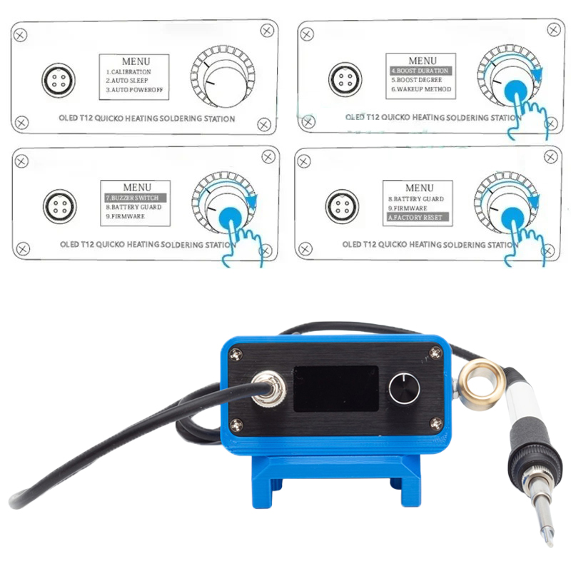 T12 soldering station solderin - đánh giá và giá T12 Soldering Station Oled