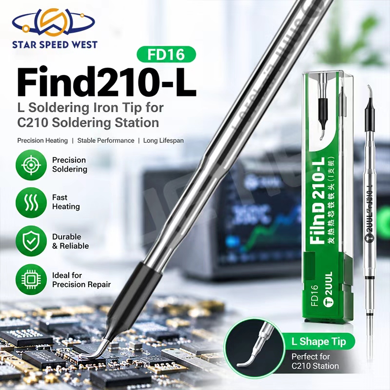 2UUL FD16 Find210-L Soldering  - đánh giá và giá C210 Precision Soldering Station
