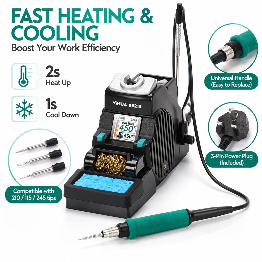 YIHUA 982-III C210 Soldering I - đánh giá và giá C210 Precision Soldering Station