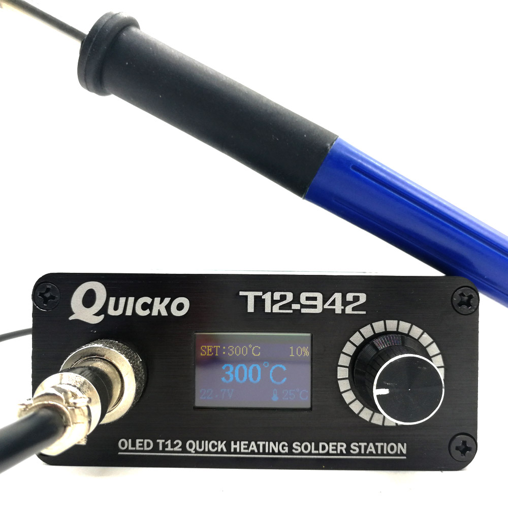 QUICKO MINI T12 STC OLED Kỹ Th - đánh giá và giá T12 Soldering Station Oled