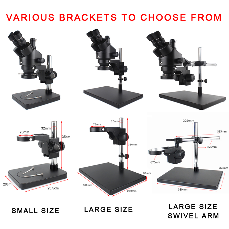 Simul-Focal 7X-45X Continuous  - đánh giá và giá Trinocular Stereo Microscope 7X-45X