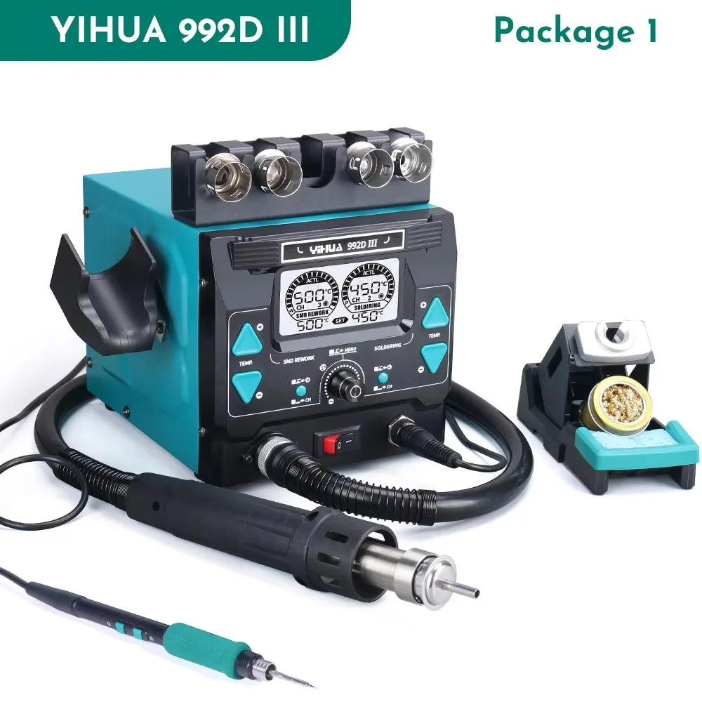 YIHUA992D-III 1000W High Power - đánh giá và giá C210 Precision Soldering Station
