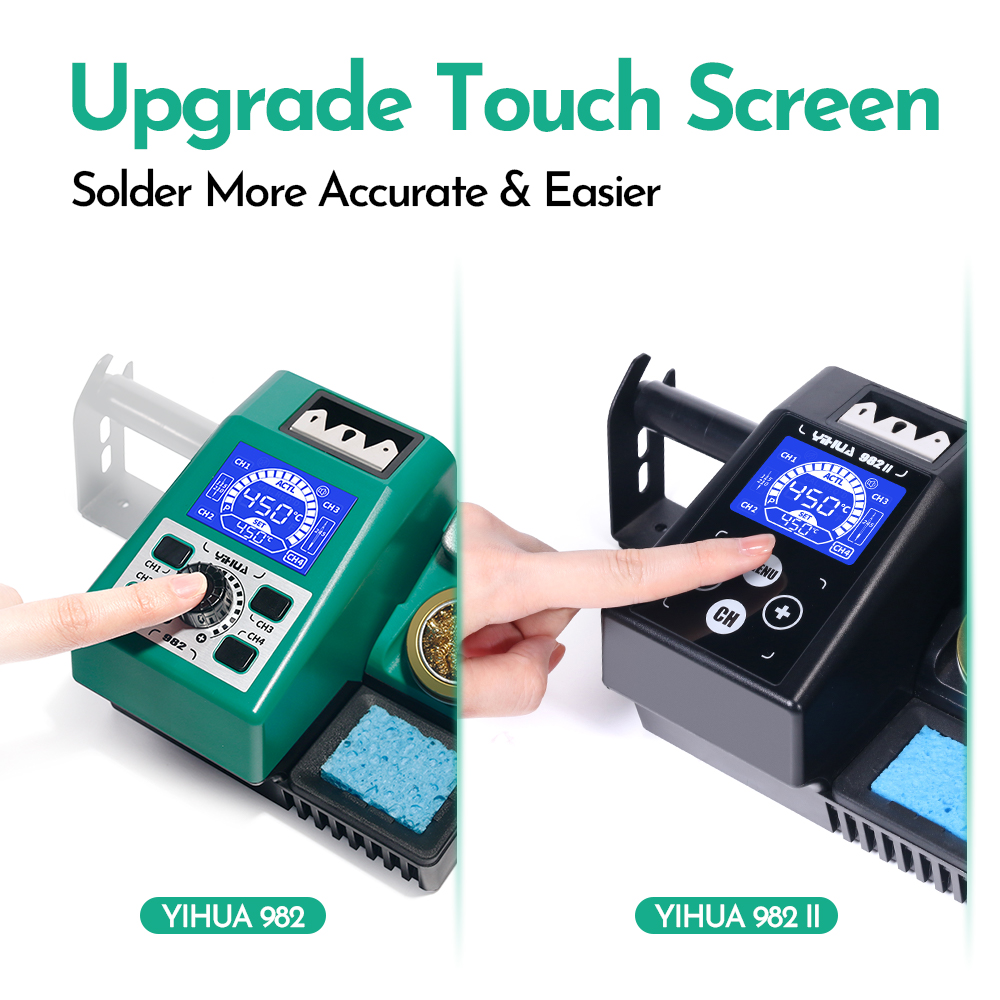 YIHUA 982-II Touch Screen C245 - đánh giá và giá C210 Precision Soldering Station
