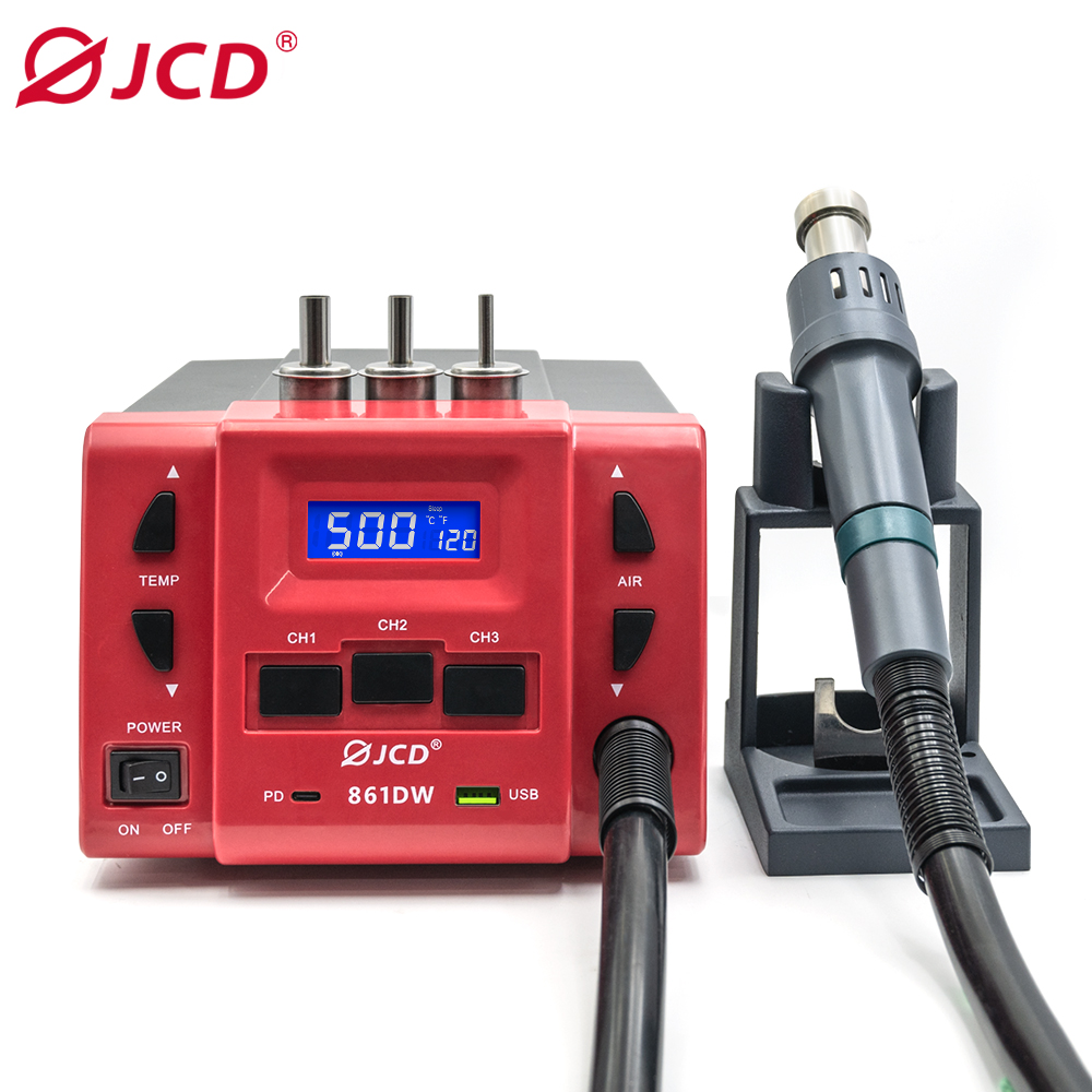 JCD 861DW Hot Air Gun 1000W Hi - đánh giá và giá Hot Air Rework Station 861Dw