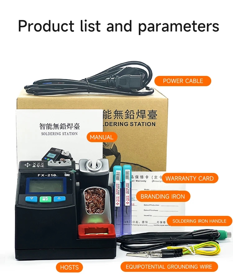 XZZ FX-210 Super Precision Sol - đánh giá và giá C210 Precision Soldering Station