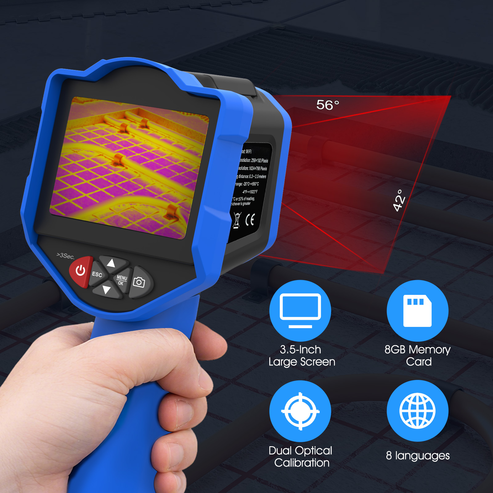 HoldPeak Thermal Imaging Camer - đánh giá và giá Thermal Imaging Camera Pcb Repair